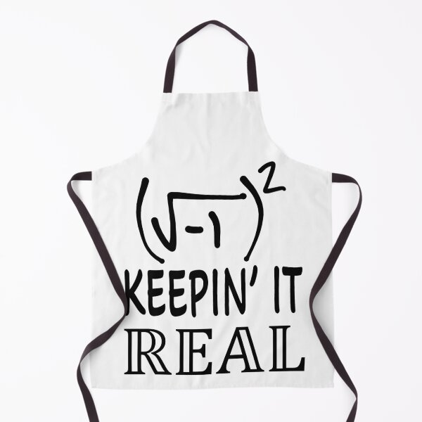 Item preview, Funny Nerdy Square Root of -1 Squared Keepin It Real Math Teacher Black Text designed and sold by MathWare MathClips.