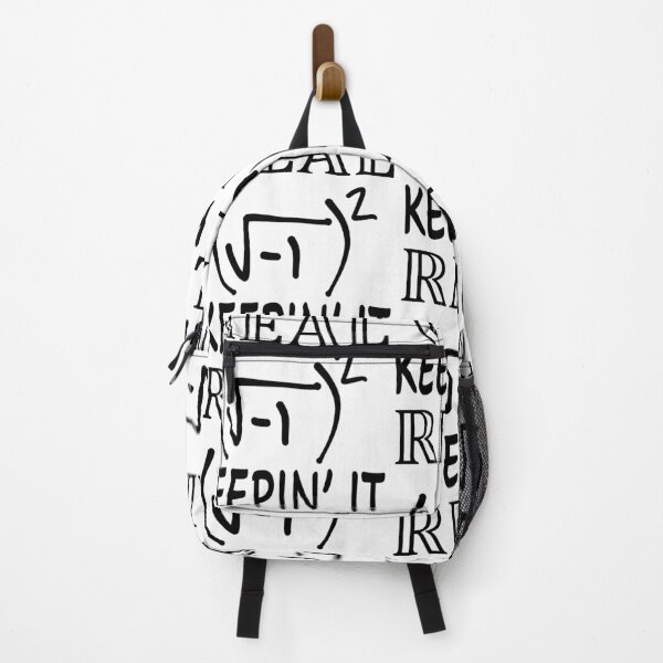 Item preview, Funny Nerdy Square Root of -1 Squared Keepin It Real Math Teacher Black Text designed and sold by MathWare MathClips.