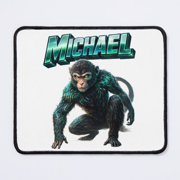 Item preview, Michael Year of the Monkey Eastern Zodiac Monkey Power Strength Design designed and sold by AlexLineArt.