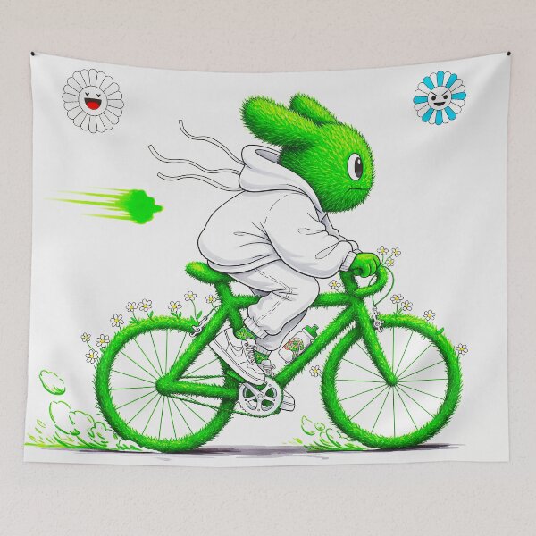 Item preview, Cycling Grass Rabbit designed and sold by RICAMTP.