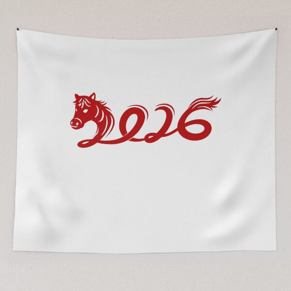 Item preview, Year of the Horse 2026 Lunar Happy New Year 2026 DTF Transfer, Chinese Zodiac designed and sold by gunaone-design.