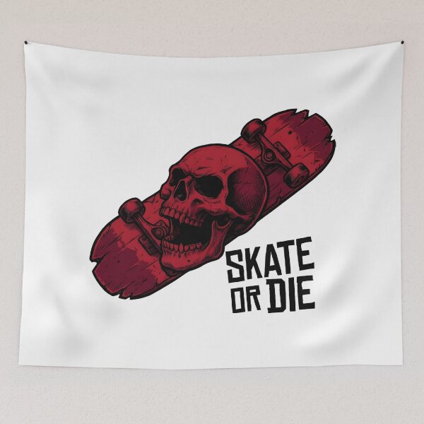 Item preview, Dogtown skate skull scene designed and sold by Uglyandcute.