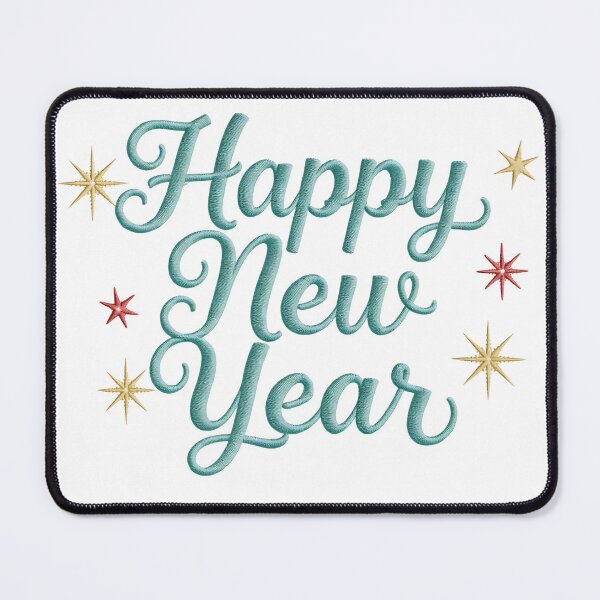 Item preview, Happy New Year Embroidery Design designed and sold by arthubgirl.
