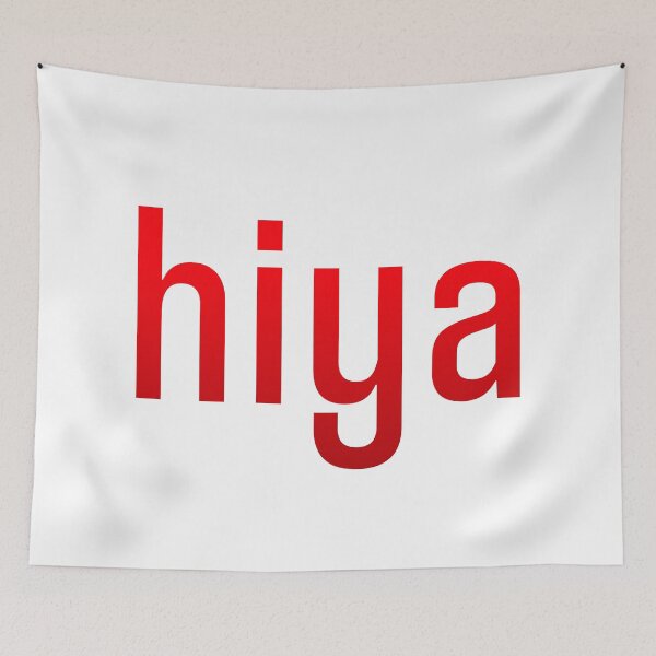 Item preview, hiya, Greeting Red designed and sold by Memes N Lore .