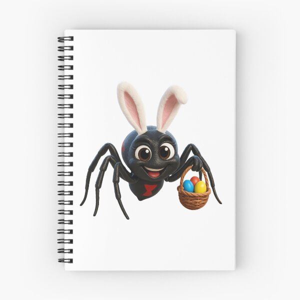 Item preview, Easter Black Widow Spider designed and sold by Sillytoe.
