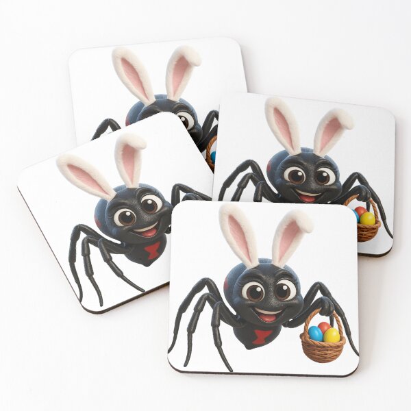 Item preview, Easter Black Widow Spider designed and sold by Sillytoe.