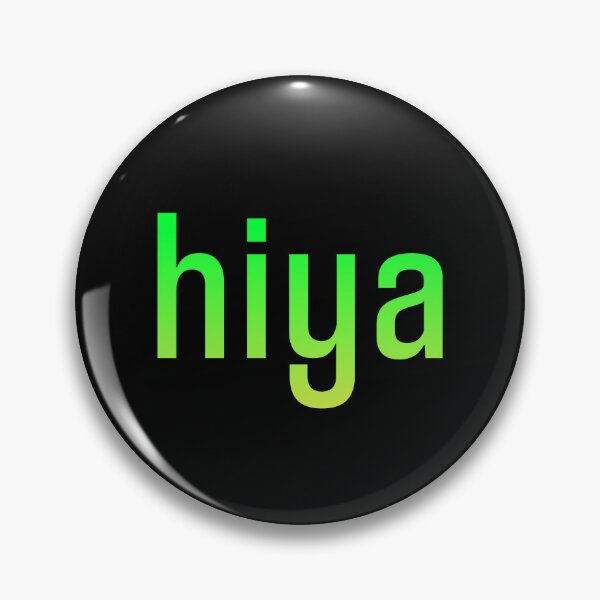 Item preview, hiya, Greeting Green designed and sold by Memes N Lore .