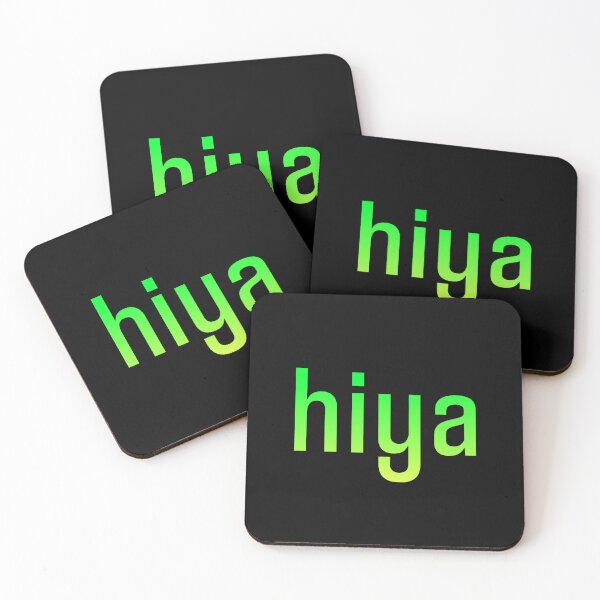 Item preview, hiya, Greeting Green designed and sold by Memes N Lore .
