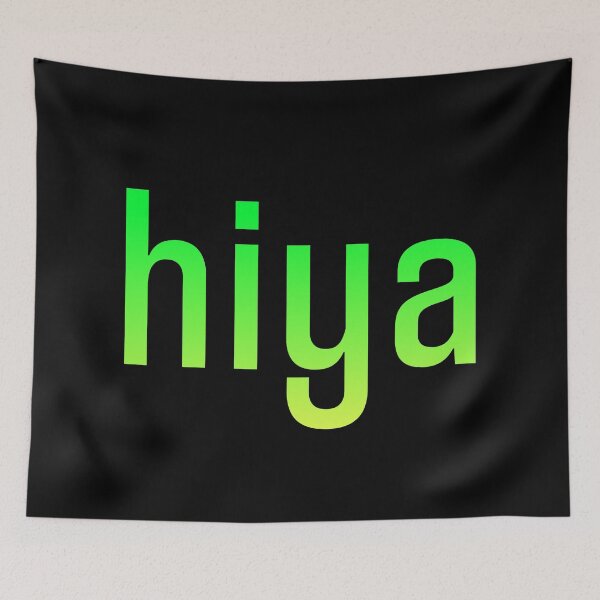 Item preview, hiya, Greeting Green designed and sold by Memes N Lore .