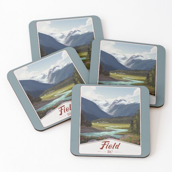 Item preview, Field British Columbia, Yoho National Park Glacier & Emerald River Valley BC designed and sold by meganohm.