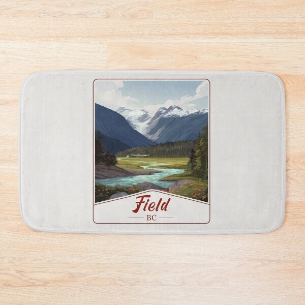 Item preview, Field British Columbia, Yoho National Park Glacier & Emerald River Valley BC designed and sold by meganohm.