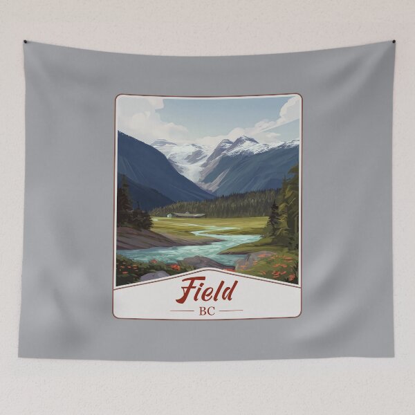 Item preview, Field British Columbia, Yoho National Park Glacier & Emerald River Valley BC designed and sold by meganohm.