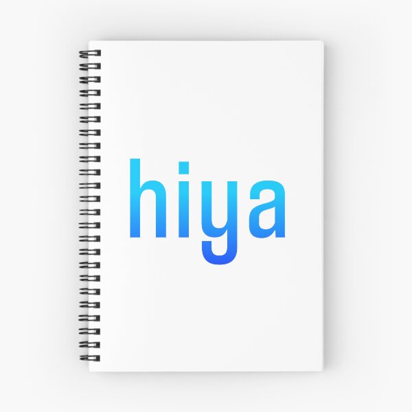 Item preview, hiya, Greeting Blue designed and sold by Memes N Lore .