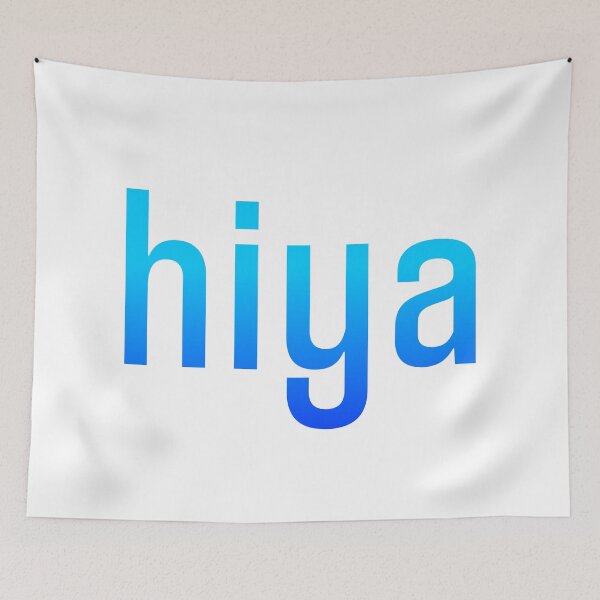 Item preview, hiya, Greeting Blue designed and sold by Memes N Lore .