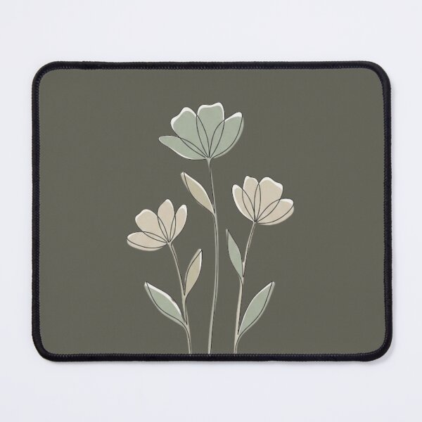 Item preview, Modern Botanical Trio-Muted Sage Green and Grey Olive Floral designed and sold by joleyjl.