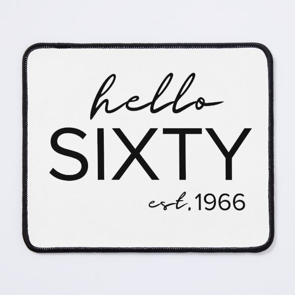 Item preview, Hello Sixty, est. 1966 designed and sold by RisingWolfStudio.