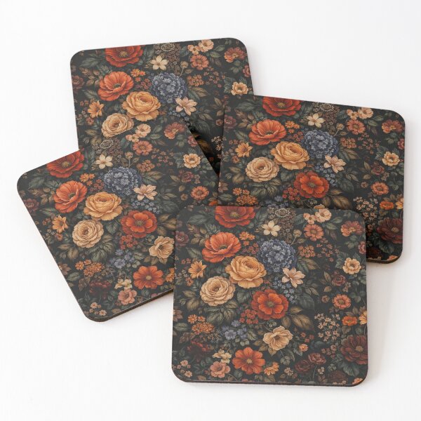 Item preview, Dark Vintage Floral Pattern | Moody Botanical Flowers Aesthetic designed and sold by ZEYCAT.