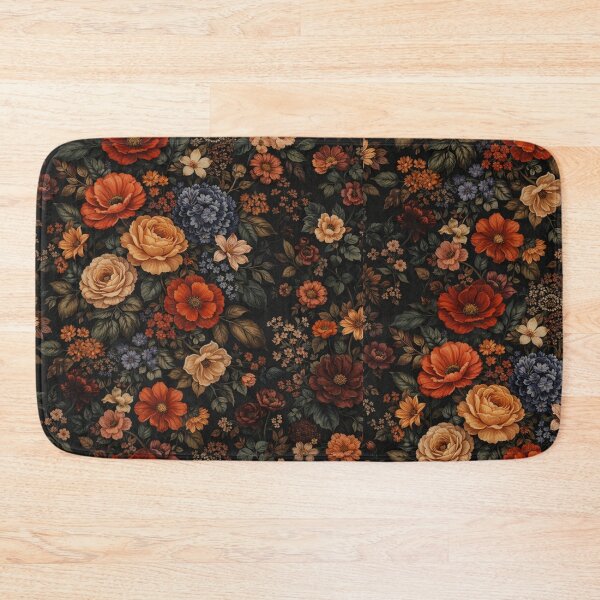 Item preview, Dark Vintage Floral Pattern | Moody Botanical Flowers Aesthetic designed and sold by ZEYCAT.