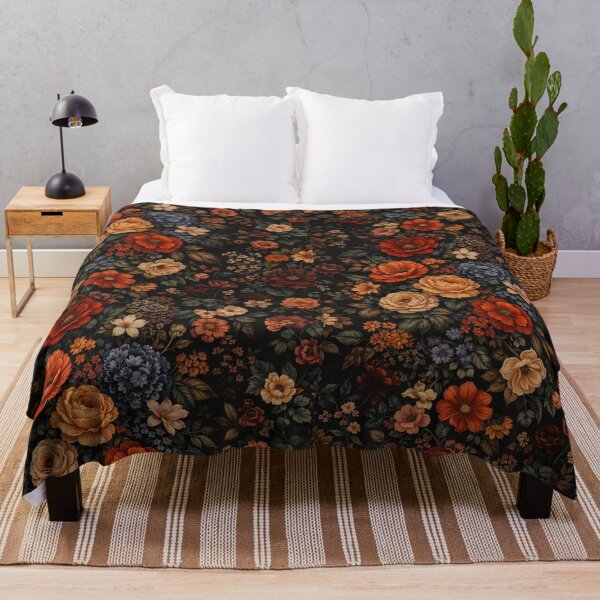 Item preview, Dark Vintage Floral Pattern | Moody Botanical Flowers Aesthetic designed and sold by ZEYCAT.