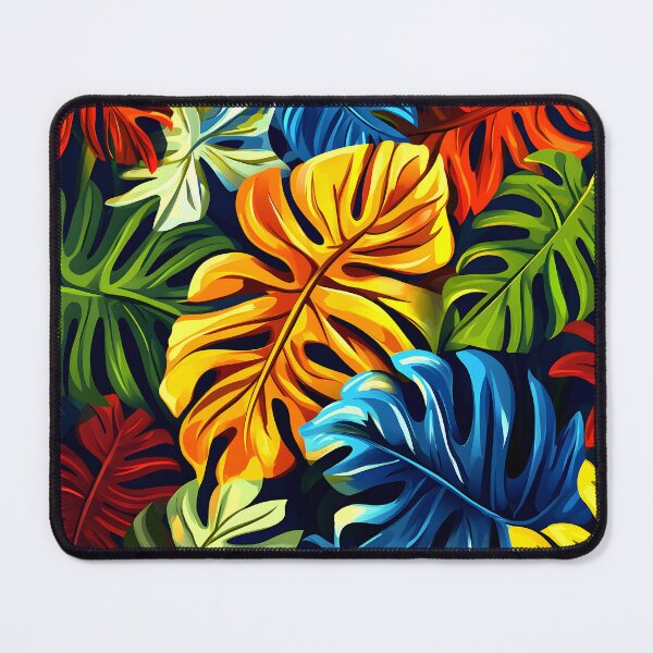 Item preview, Tropical Island Fantasy Vibrant Colorful Palm Leaves Art designed and sold by DEC02.