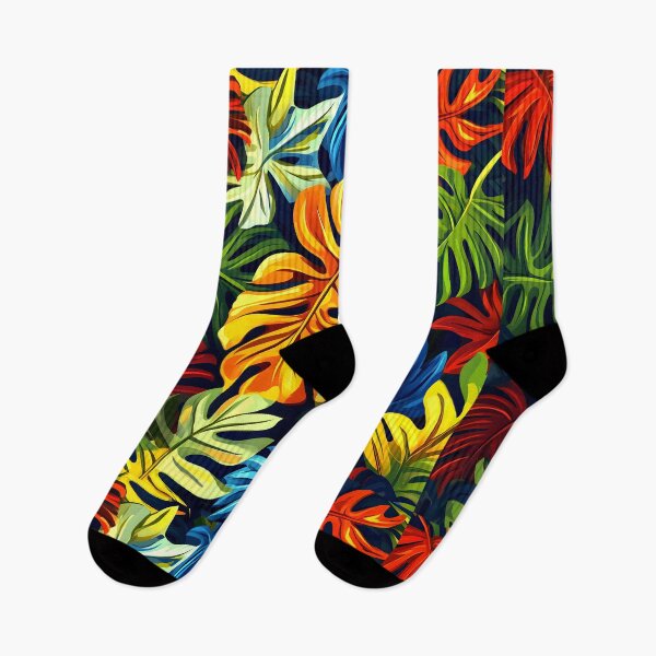 Item preview, Tropical Island Fantasy Vibrant Colorful Palm Leaves Art designed and sold by DEC02.