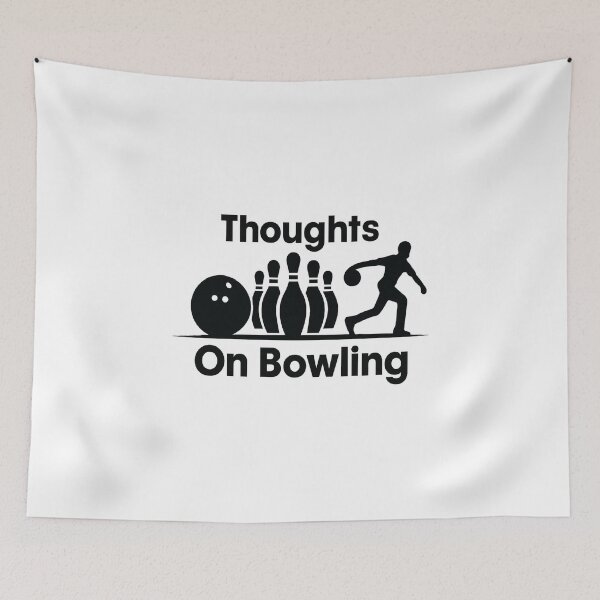 Item preview, Thoughts On Bowling designed and sold by CloudyPress.
