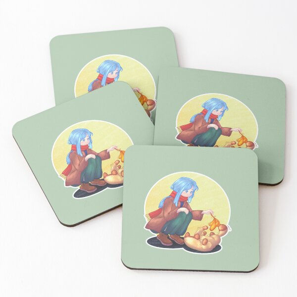 Item preview, Blue Haired Girl and Her Kitten Friend designed and sold by LittleVailati.