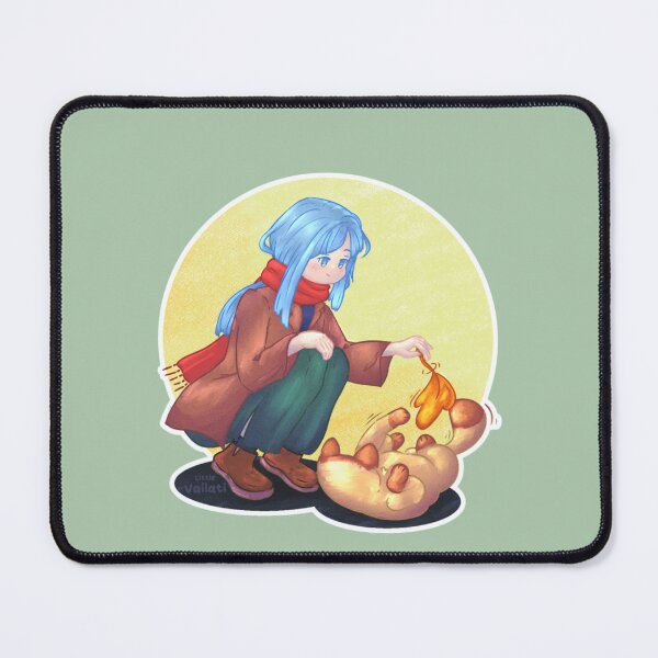 Item preview, Blue Haired Girl and Her Kitten Friend designed and sold by LittleVailati.
