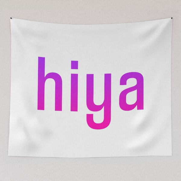 Item preview, hiya, Greeting Pink designed and sold by Memes N Lore .
