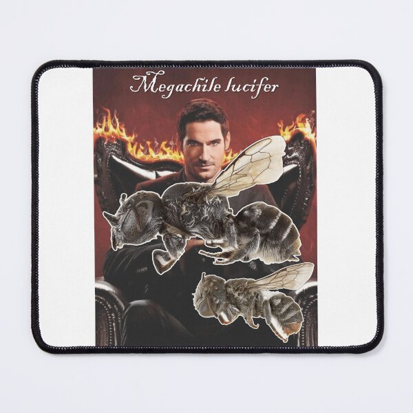 Item preview, Megachile lucifer - a devilish bee designed and sold by BeeBabette.