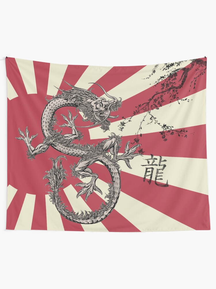 rising sun tapestry