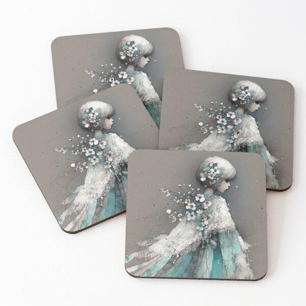 Item preview, Turquoise Girl designed and sold by Beyondnote-Art.