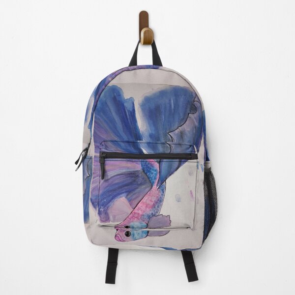 Item preview, Betta fish watercolor painting designed and sold by Budibabe.