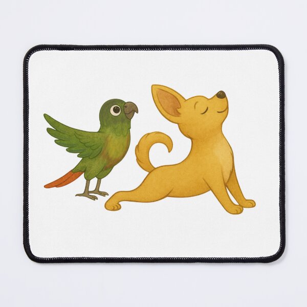 Item preview, Duke & Elvis Upward Dog designed and sold by Hot Yoga Life.