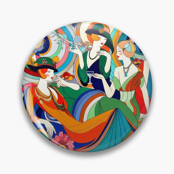 Item preview, Art Deco After Hours: The Vibrant Gala designed and sold by daweave77.