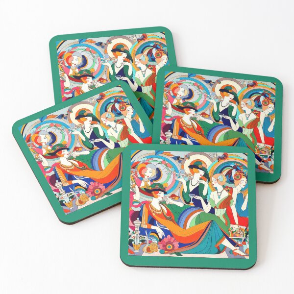 Item preview, Art Deco After Hours: The Vibrant Gala designed and sold by daweave77.