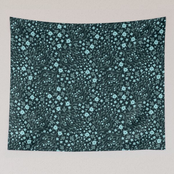 Item preview,  ditsy winter floral blossom designed and sold by ArtFanatic97.
