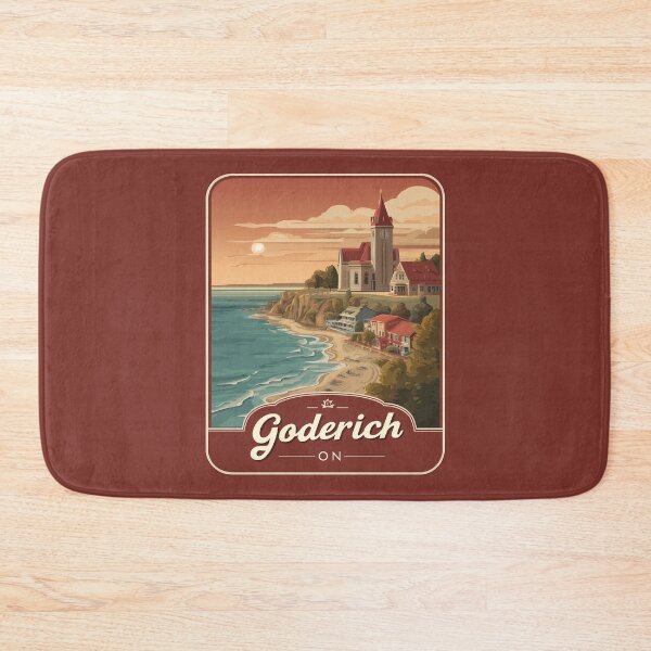 Item preview, Goderich Ontario, Lake Huron Sunset & Historic Lakeside Town ON Canada designed and sold by meganohm.