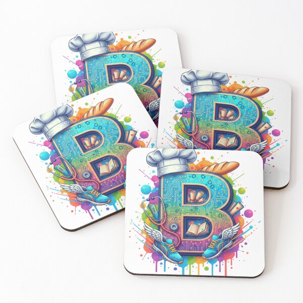 Item preview, Alphabet Fusion Art – Letter B (A–Z Collection) designed and sold by buycostarica.