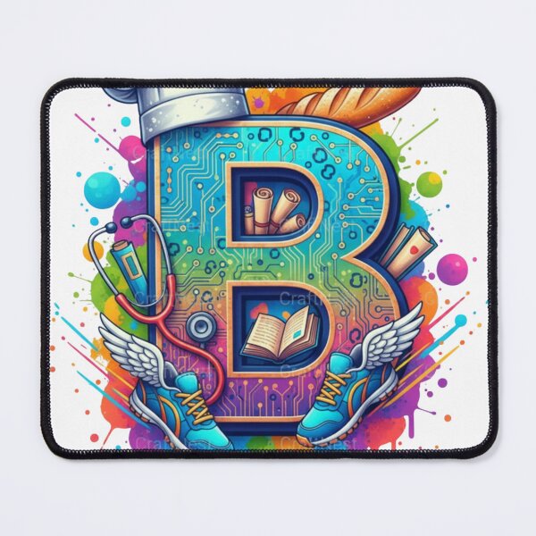 Item preview, Alphabet Fusion Art – Letter B (A–Z Collection) designed and sold by buycostarica.