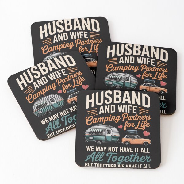 Item preview, Husband And Wife Camping Partners For Life designed and sold by berniceschm.