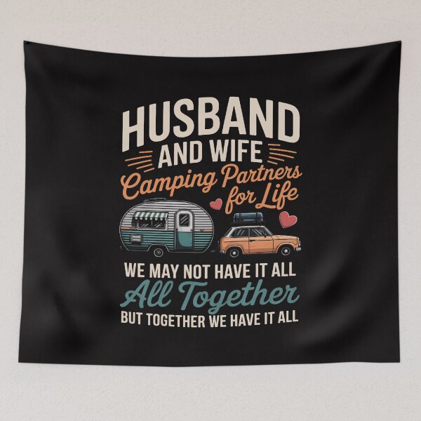 Item preview, Husband And Wife Camping Partners For Life designed and sold by berniceschm.