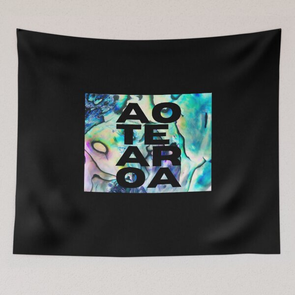 Item preview, AOTEAROA on Paua Shell  designed and sold by AtarangiDesigns.