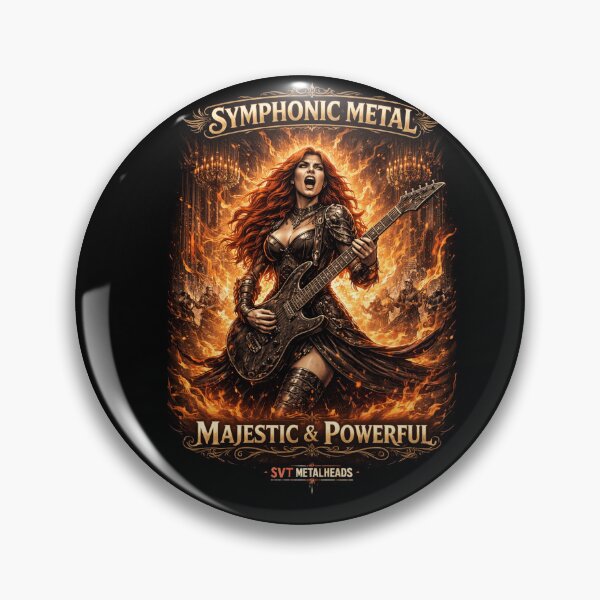 Item preview, SVT Metalheads – Metal sinfónico | Reina de la guitarra, majestuosa y poderosa designed and sold by SEVERTREND APPAREL .