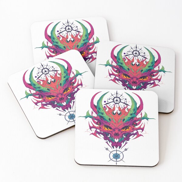 Item preview, Infernal Devil Skull - Vibrant designed and sold by Artsy Sharky.