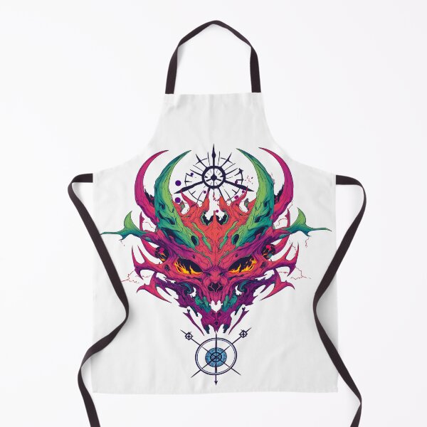 Item preview, Infernal Devil Skull - Vibrant designed and sold by Artsy Sharky.