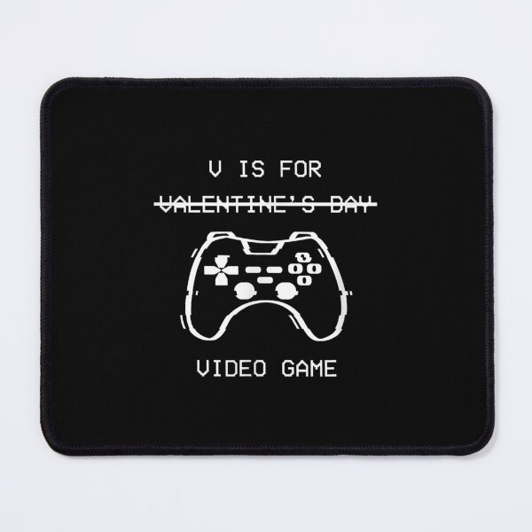 Item preview, v Is For Valentine's Day Video Game designed and sold by MerchDeviant.