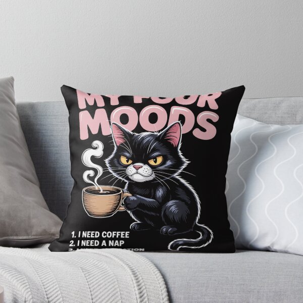 Item preview, My Four Moods I Need Coffee I Need A Naap Coffee Lover designed and sold by sonlylya.