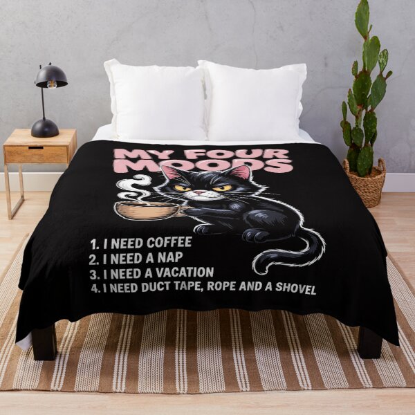 Item preview, My Four Moods I Need Coffee I Need A Naap Coffee Lover designed and sold by sonlylya.