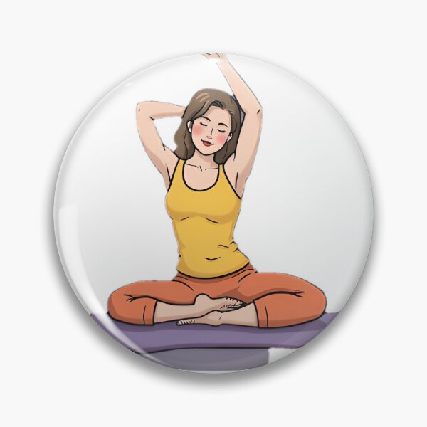 Item preview, Yoga Person Silhouette Design designed and sold by SunkenCost.